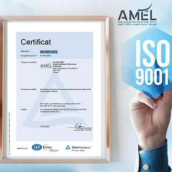 CERTIFICATION ISO 9001 – 2015