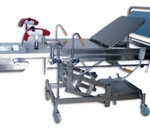 DELIVERY BED /ELECTRIC/ HEIGHT-ADJUSTABLE/STAINLESS STEEL