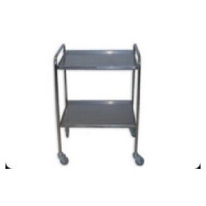 CHARIOT DE SOIN INOX 60x40 À 2 ÉTAGES